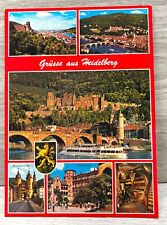 Grusse Aus Heidelberg Germany Postcard Vintage Unposted Greetings Collage picture