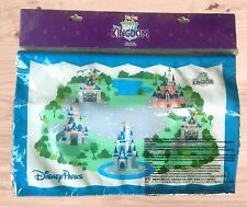 NEW Rare Five Castes Disney Tiny Kingdom Third Edition Canvas Map With Logo Pin picture