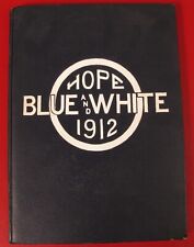1912 HOPE HOGH SCHOOL YEARBOOK BLUE AND WHITE PROVIDENCE RI RHODE ISLAND RARE  picture