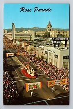 Pasadena CA-California, Rose Parade, Antique, Vintage Souvenir Postcard picture