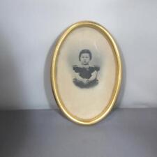 ca1890 Oval Gilt Frame, Young Victorian Girl, Hanson Studio, Portland Maine picture