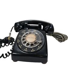  Stromberg Carlson 500 Rotary Dial Telephone Black Hardwired  picture