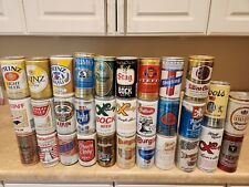 39 Vintage BO/AF aluminum beer cans - multiple brands listed in item condition picture