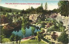 The Lake At Butchart Gardens, Victoria, British Columbia, Canada Postcard picture