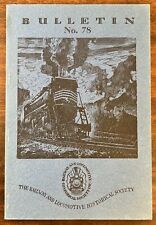 Bulletin No. 78 The Railway and Locomotive Historical Society 1949 Vtg Railroad picture