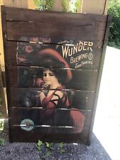 Vintage Wunder Brewing California Poster On Wooden Sign '1907' picture
