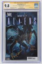 Aliens What If 1 Marvel 2024 CGC SS 9.8 1:25 Skan Signed 4x Paul Reiser Leon picture