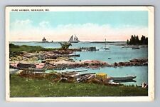 Newagen ME-Maine, Cape Harbor, Antique, Vintage Souvenir Postcard picture