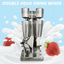 Commercial Double Heads Electric Milkshake Maker 18000RMP 2 Speed Adjustable NEW picture