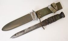 Imperial Guard Marked US M3 Trench Knife M8A1 Scabbard Vintage WWII picture