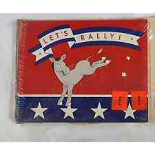 Vintage Democratic Party Political Rally Invitations Donkey 3 Packs of 8 Invite picture
