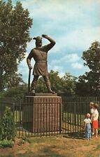 Postcard Leif Erickson Statue Duluth Minnesota  picture