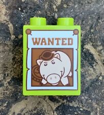 Lego Duplo Wanted Poster Of Ham Brick. Toy Story.  picture