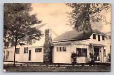 Artvue Congregational Church Christian Conference Center Lisle New York P746 picture