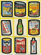 Lot 23 Topps 1973 Wacky Packages Series 1 White Backs (All Different) Writing picture