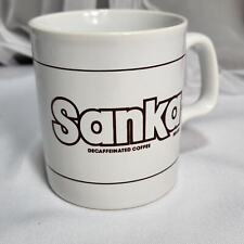 Vintage Sanka Decaffeinated Coffee Advertising 10 oz Ceramic Mug Cup picture