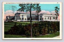 Antique Old Postcard Field Museum Natural History Grant Park Chicago IL 1933 picture