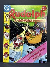 Rudolph The Red-Nosed Reindeer C-50 DC Treasury Edition Christmas 1976 w/ Poster picture