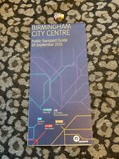 BRITISH RAIL NETWORK RAIL TRANSPORT MAP AND GUIDE , BIRMINGHAM picture