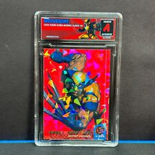 1994 Fleer Ultra Marvel X-Men Wolverine #6 Cracked Ice Altered Refractor  picture