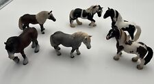 Lot 6 Vintage Schleich Horse Figurines picture