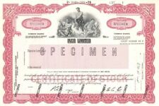 Inco Limited - Specimen Stock Certificate - Specimen Stocks & Bonds picture