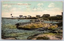 Annisquam Light and Cottages Annisquam Massachusetts MA Posted 1912 B13 picture