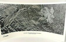 Aerial Radar View Calgary & Rocky Mountain Foothills Vintage Photo Intera Star-1 picture