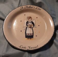 Home & Garden Party USA “A MOTHER'S LOVE LASTS FOREVER” PIE PLATE picture