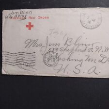 Censered WW1 Soldiers Mail Cover On Contributed American Red Cross Stationary.. picture