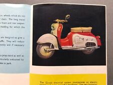 Vintage 1960s Zundapp Ambassador BELLA 204 Motor Scooter Sales Leaflet picture