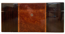 Avo Uvezian Humidor Macassar/Vavona  Wood Large 15 x 10.5 x 7 inches  GR picture