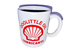 Vintage SHELL Gas and Oil Doolittle Oil Lubricant Company Advertising Coffee Mug picture