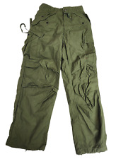 Vintage Small/Long Olive Drab Cold Weather Trousers Shade 107 *mocinc.1982* picture