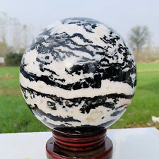 22.15LB Natural zebra stone sphere quartz Crystal polished ball healing decor picture