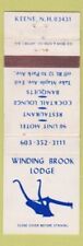 Matchbook Cover - Winding Brook Lodge Keene NH WEAR picture