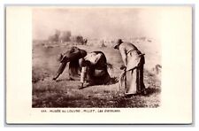 RPPC The Gleaners Painting by Jean-Francois Millet UNP Postcard W21 picture