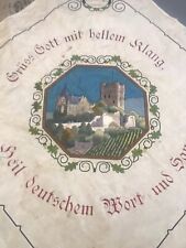 Antique German Banner Embroidered 19th Century picture