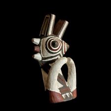 African Tribal Wood masks BOBO Gurunsi Boar Mask Wood Hand Carved-G1325 picture