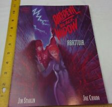 Daredevil Black Widow Marvel GN comic book VF Jim Starlin J Chiodo 1st print HTF picture