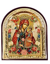 Virgin Mary Christ Icon Catholic Orthodox Christian Icon of Saint Mary Arched picture