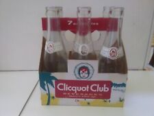 Vintage Clicquot Club Soda, 6 bottles with carrier, good condition.  See photos. picture