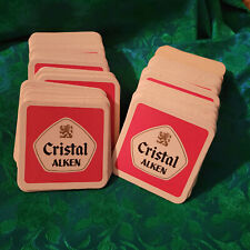 100 Vintage Cristal Alken Cardboard Coasters German Beer picture