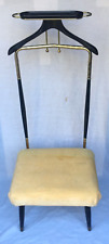 Vintage Pearl Wick Valet Butler Dressing Chair 1960s Atomic Mid Century Modern picture