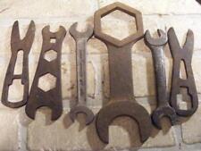 6 Antique Wrench Tools, Roebling Alligator, Meco, JSB N9 Made in Japan, picture