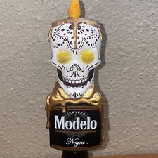Modelo Negra Sugar Skull Beer Tap Handle 10” Day Of The Dead DOTD New In Box picture