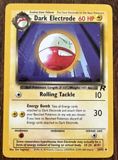 Dark Electrode (34/82) UNCOMMON Team Rocket Set Pokemon Card TCG WOTC - 2000 picture