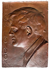 Plaster Casting of 1913 Jack London Plaque by Sculptor Finn Haakon Frolich picture