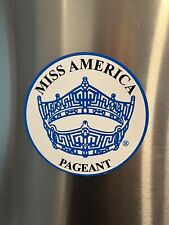 Miss America Car Magnet. 5.5” Round. Vintage 1990’s. - Schoppy’s picture