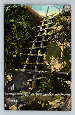 Jacob's Ladder Kaaterskill Catskill North Mountain NY DB Postcard picture